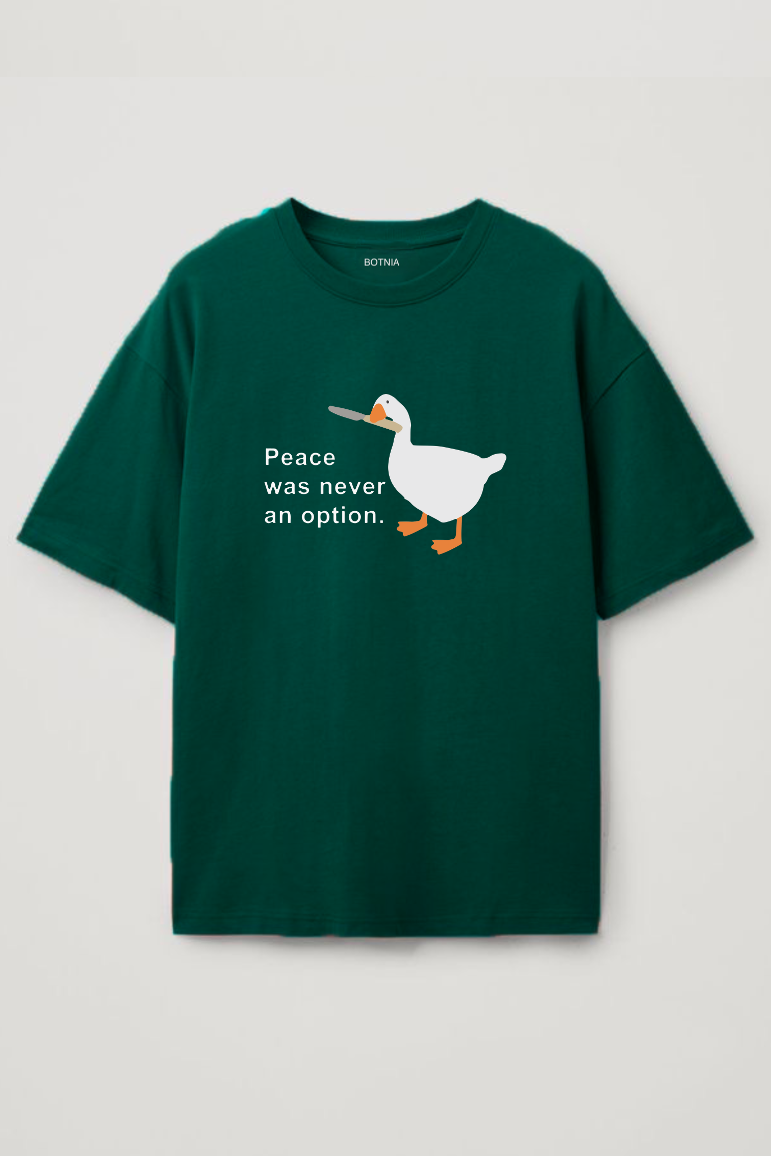 Peace was never an option- Oversized t-shirt