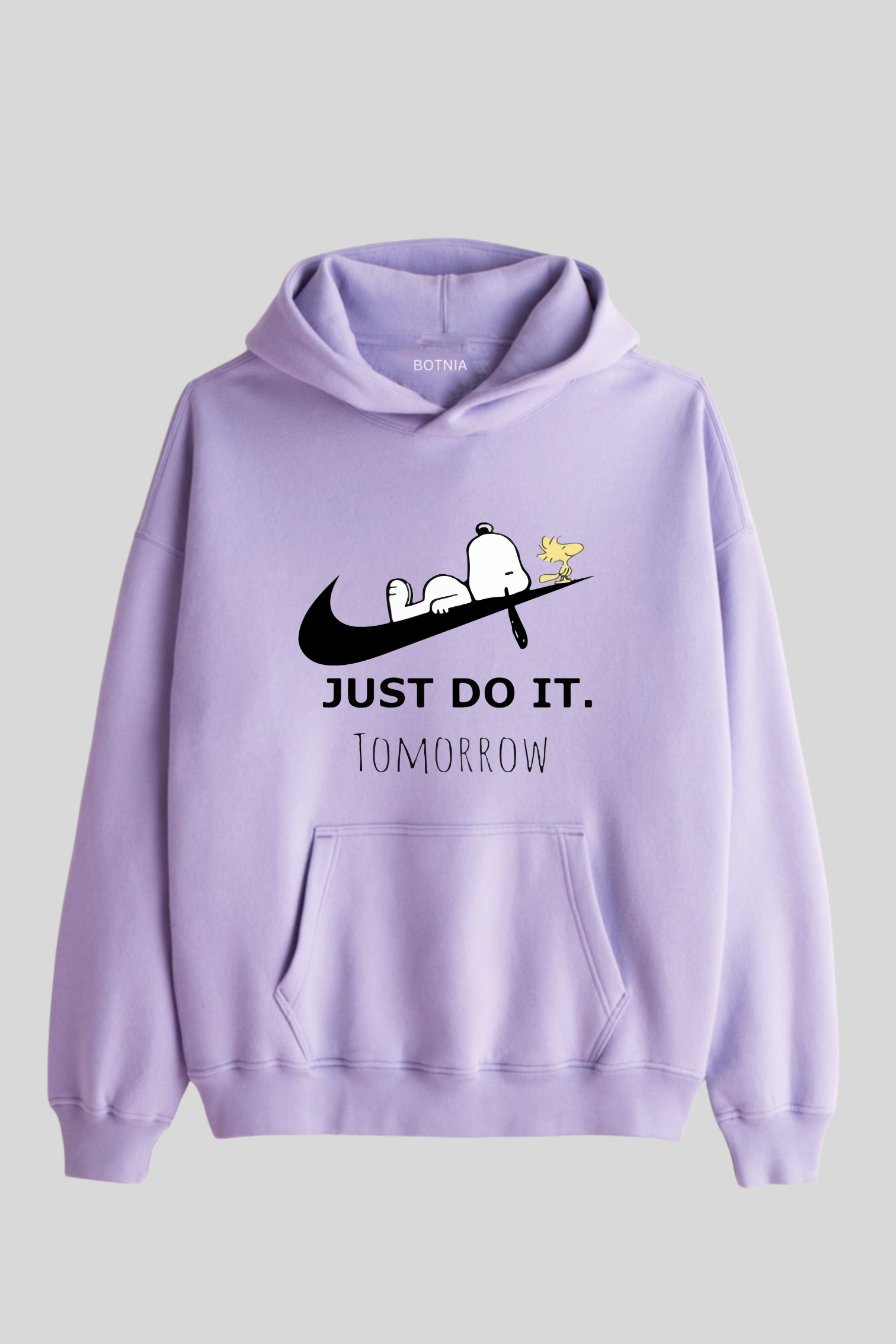 Just Do It Tomorrow- Oversized Hoodie