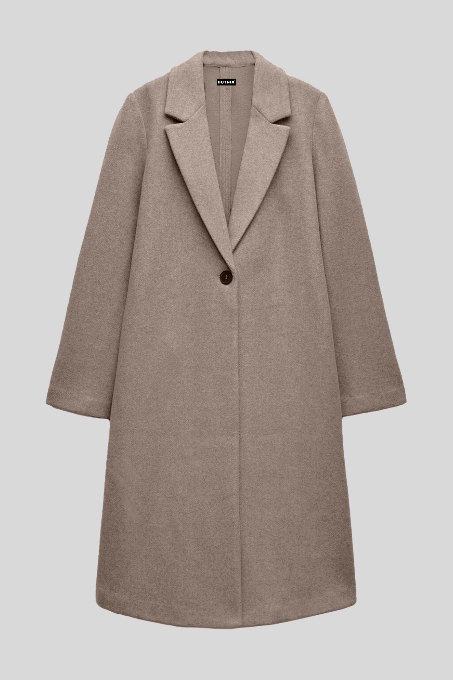 Olivia Coat Taupe Taupe