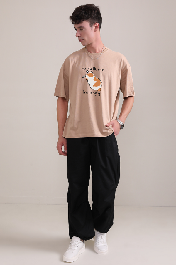 No Talk Me, Im Angy- Oversized T-Shirt