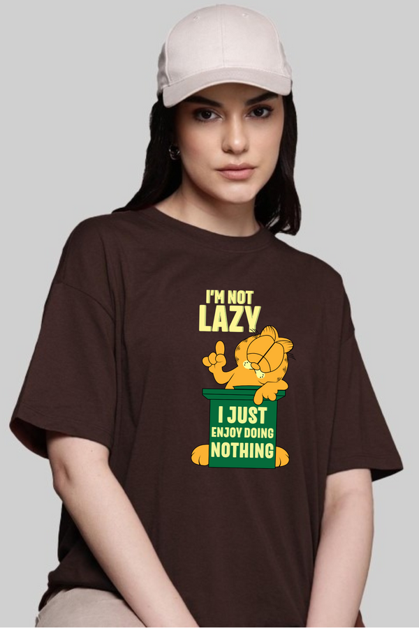 I'M NOT LAZY - Oversized T-Shirt