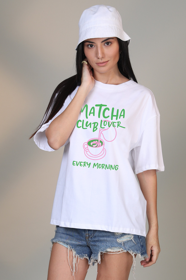 Matcha Club Lover - Oversized T-Shirt
