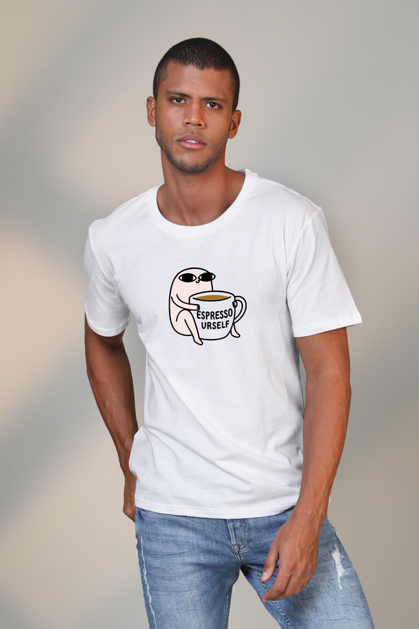 Espresso urself - Half sleeve t-shirt