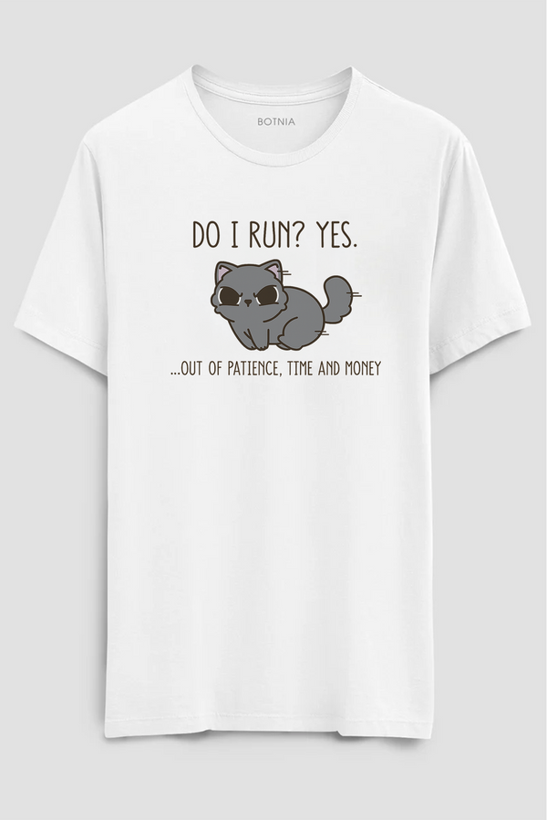Do i run? - Half sleeve t-shirt