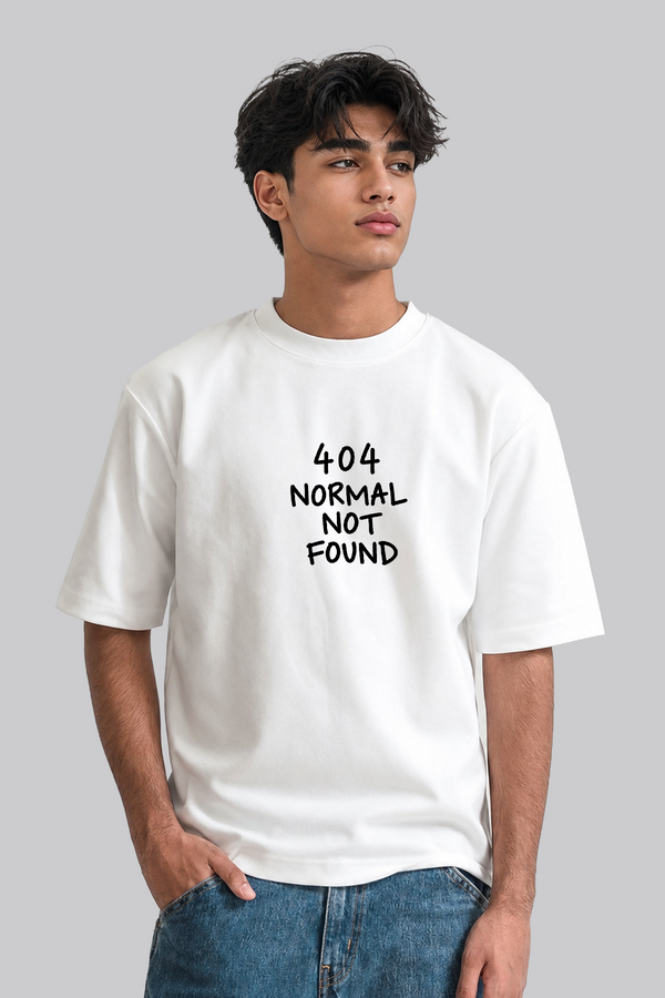 404 Normal Not Found - Oversized T-Shirt