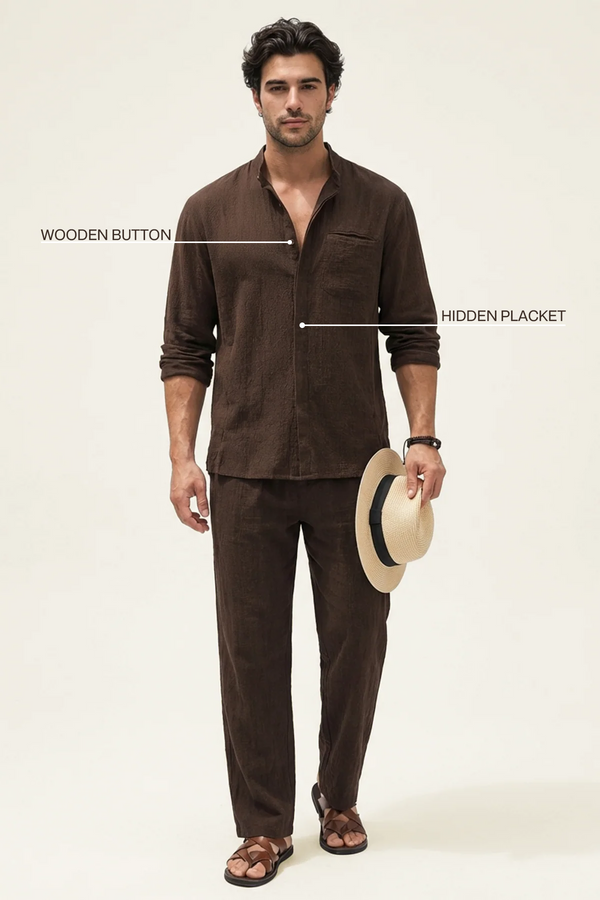 Sora Co-Ord Set : Brown