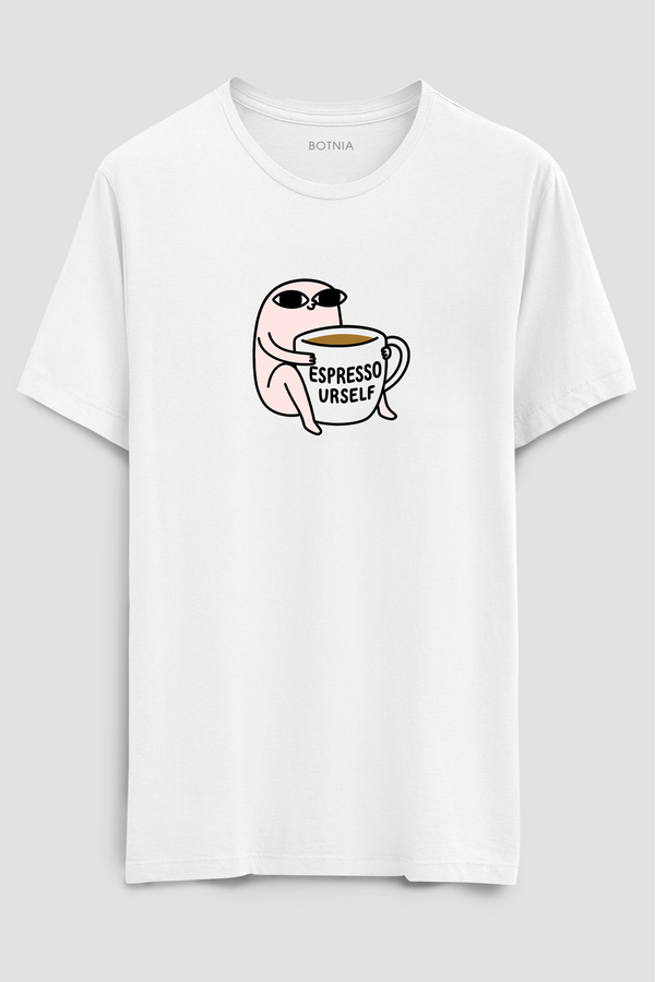 Espresso urself - Half sleeve t-shirt