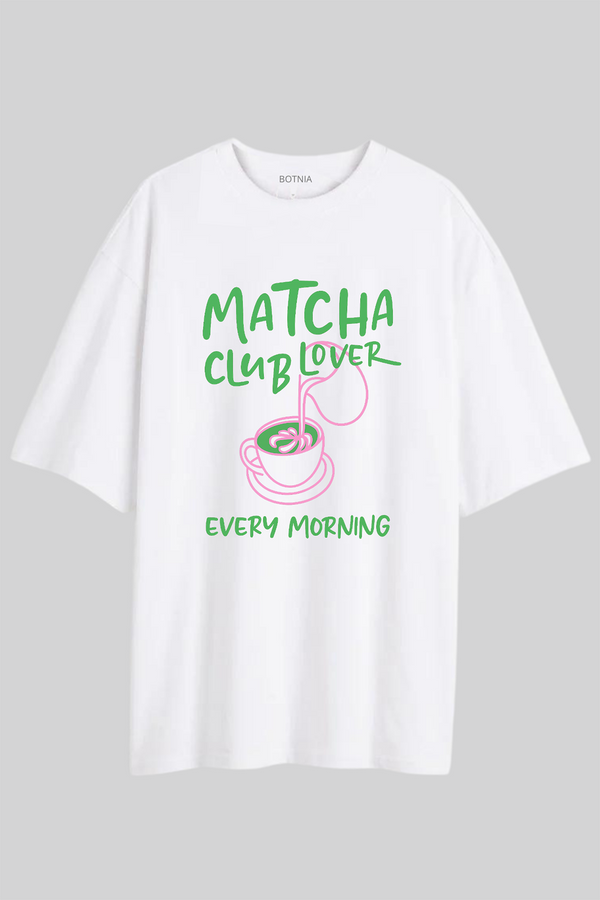 Matcha Club Lover - Oversized T-Shirt