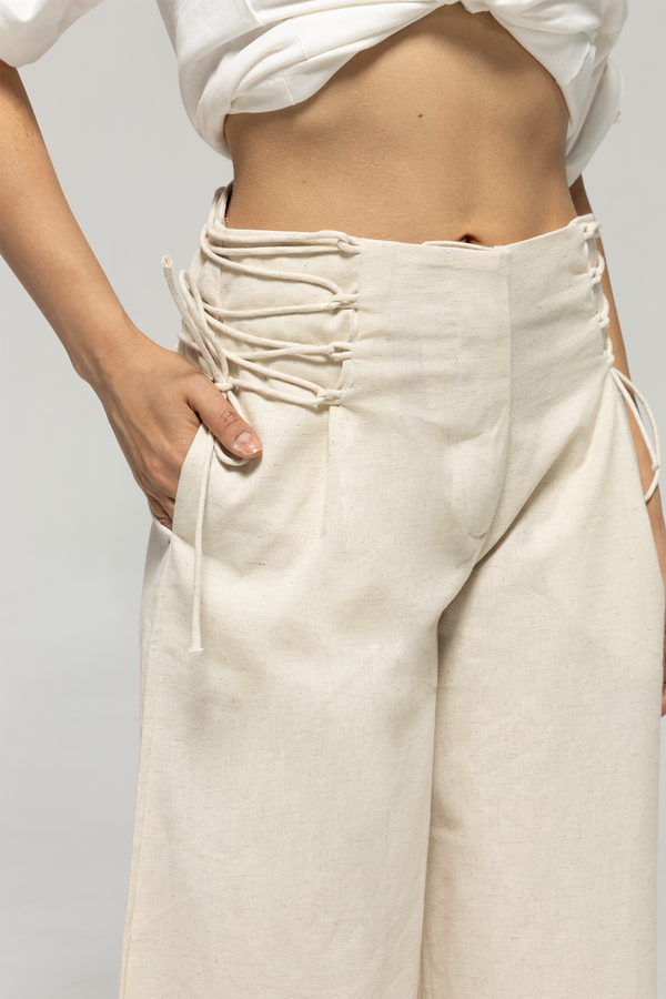 Olina Linen Pants : Natural