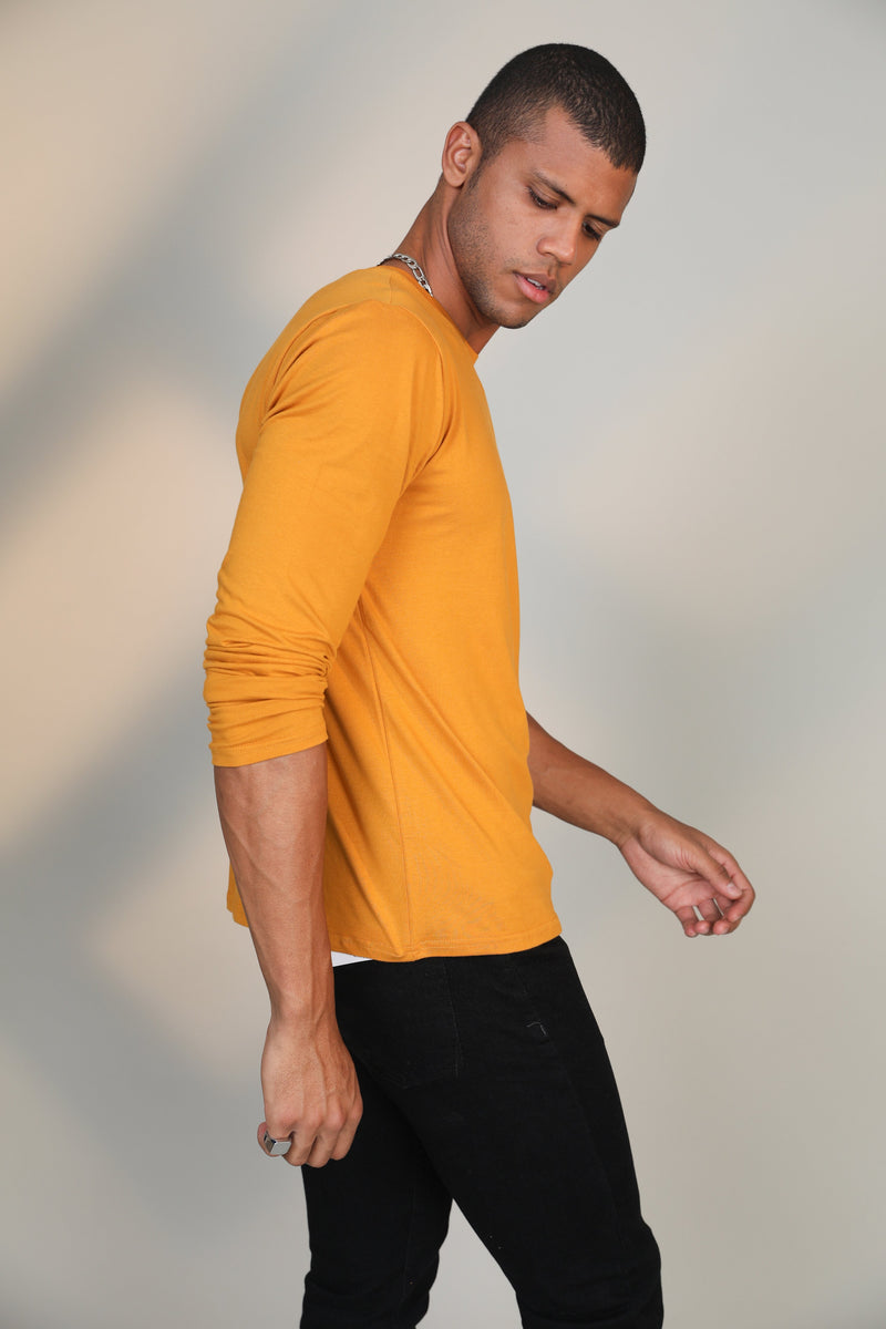 Mustard- Full sleeve t-shirt - Botnia