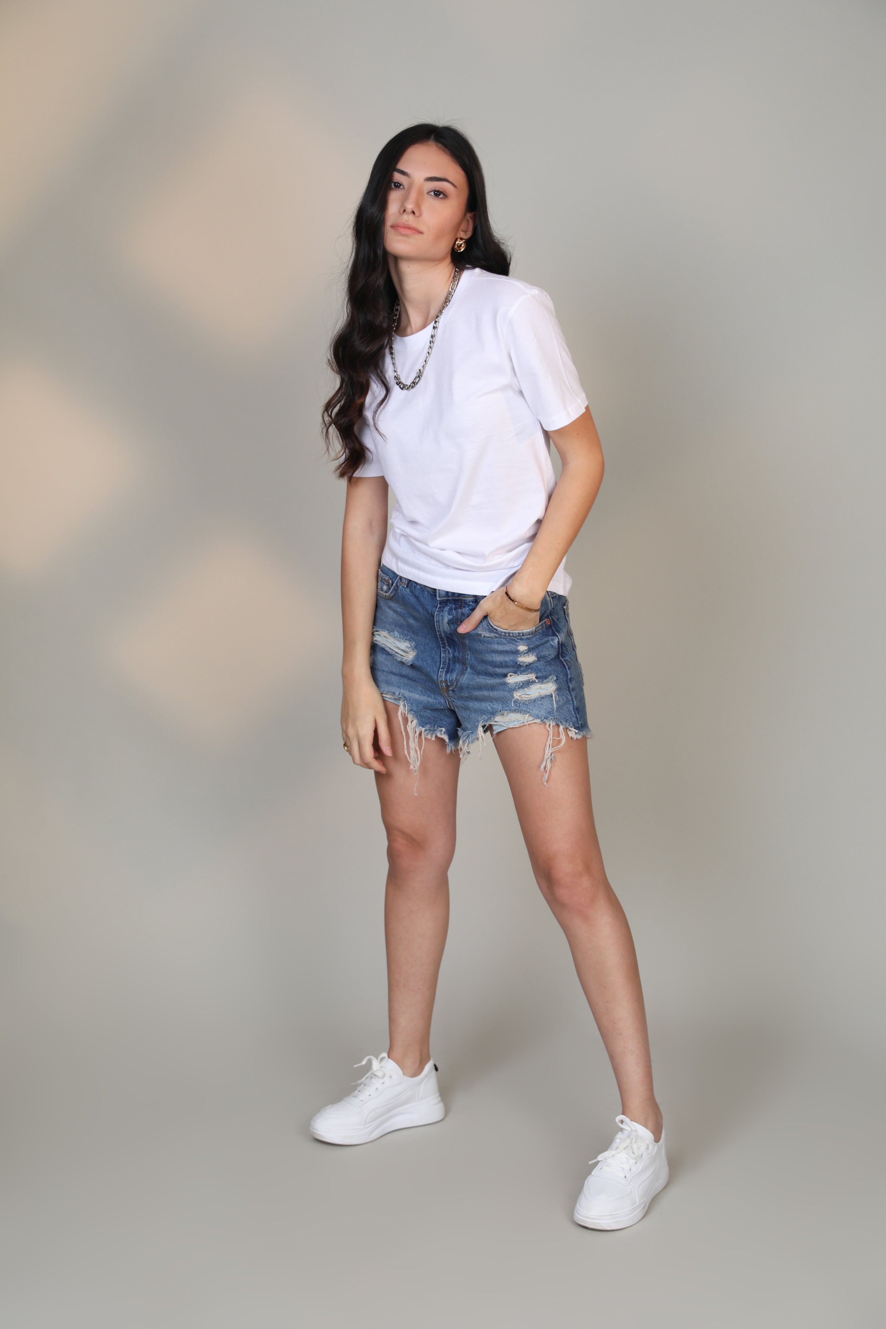 White -Women Short sleeve t-shirt