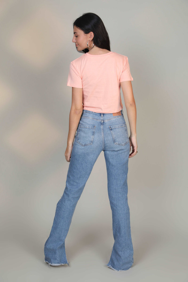 Crop Top- Peach - Botnia