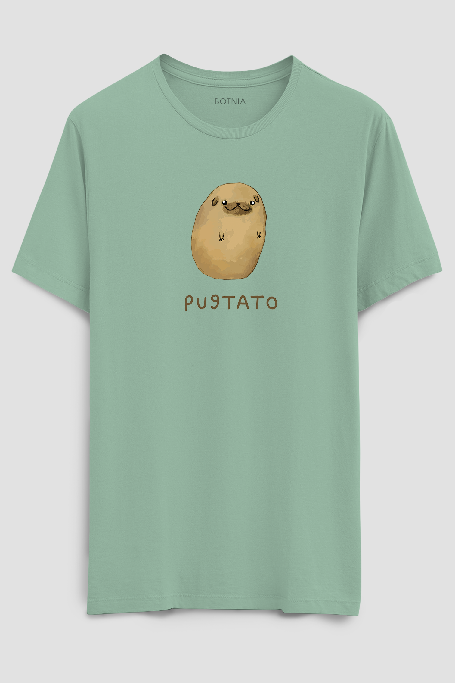 Pugtato- Half sleeve t-shirt