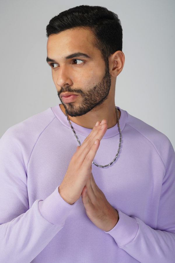 Regular Fit Sweatshirt- Mystic Mauve