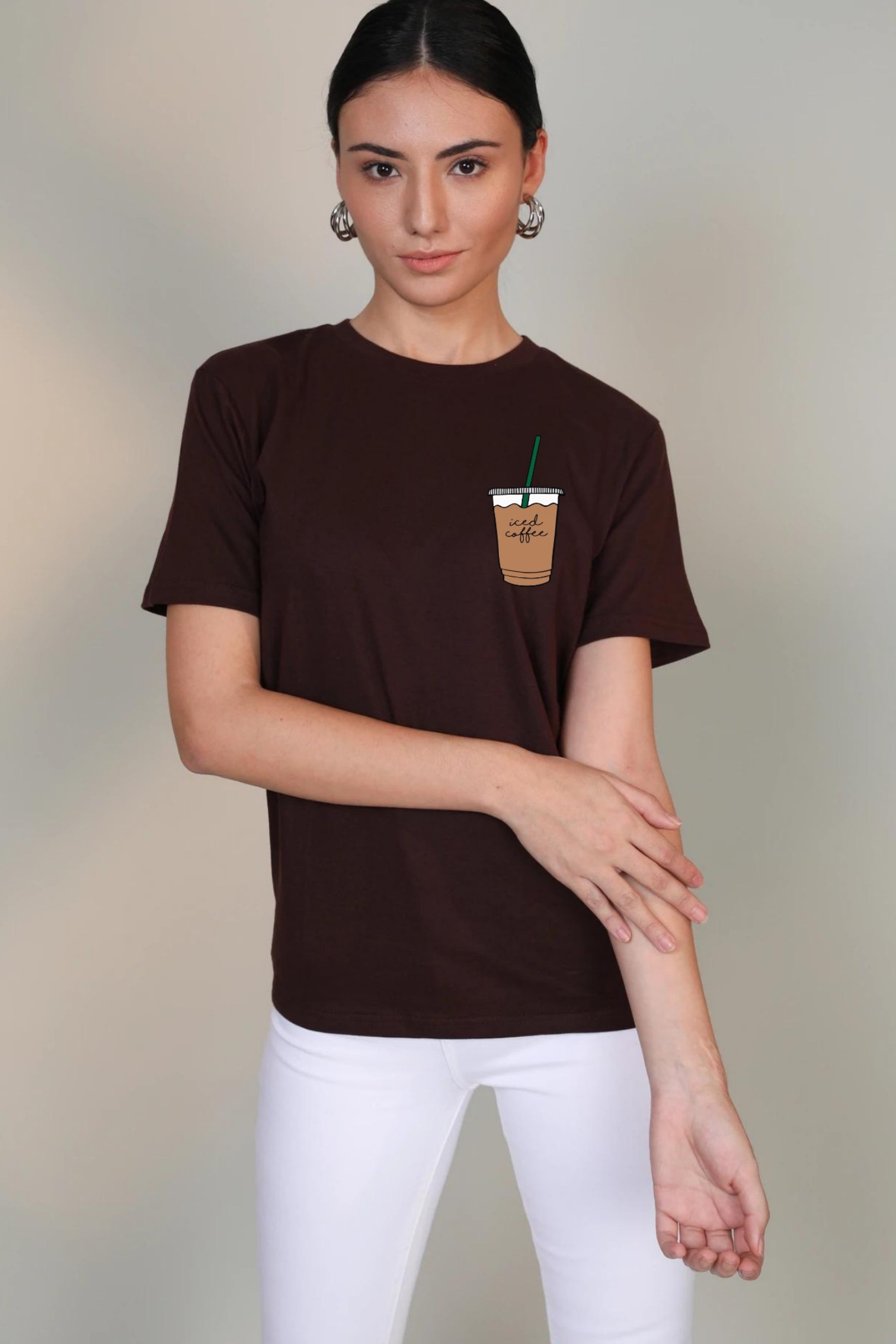 Iced Coffee- Half sleeve t-shirt