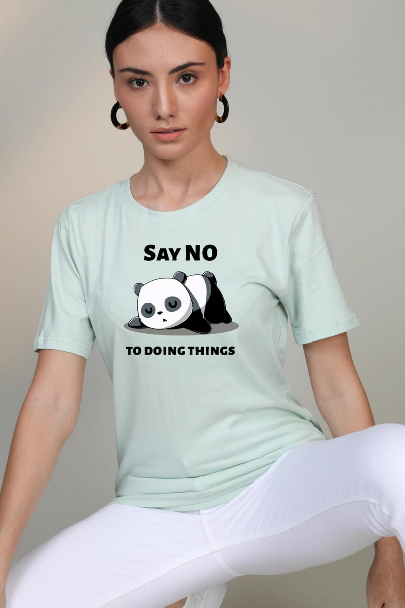 Say No to doing things- Half sleeve t-shirt - Botnia