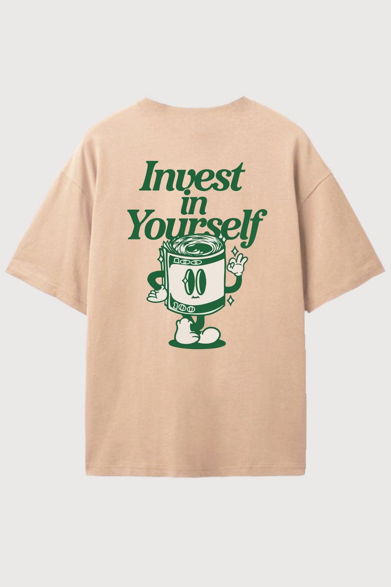 Invest in Yourself- Oversized t-shirt