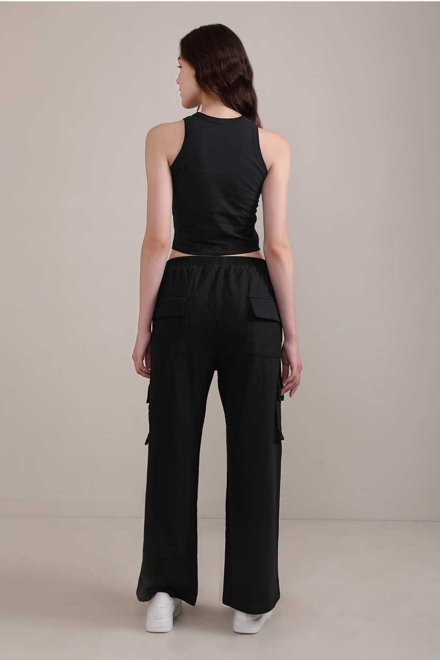 Bold Black- Racerback Tank top
