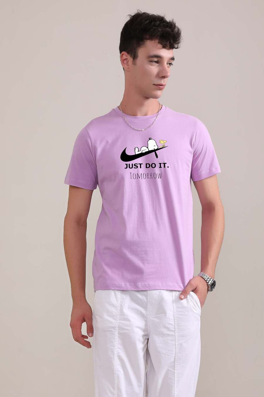 Pink nike just do online it t shirt