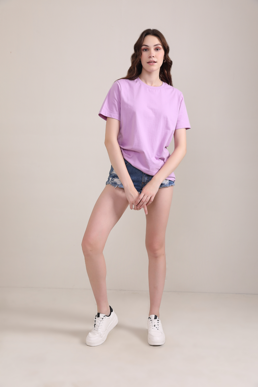 Lavender -Women Short sleeve t-shirt