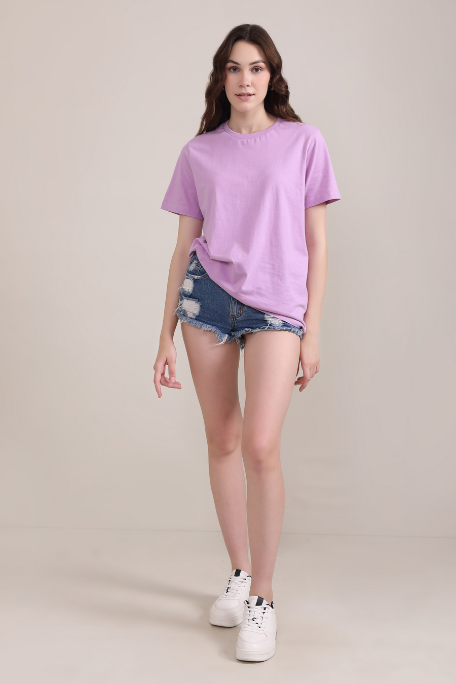 Lavender -Women Short sleeve t-shirt