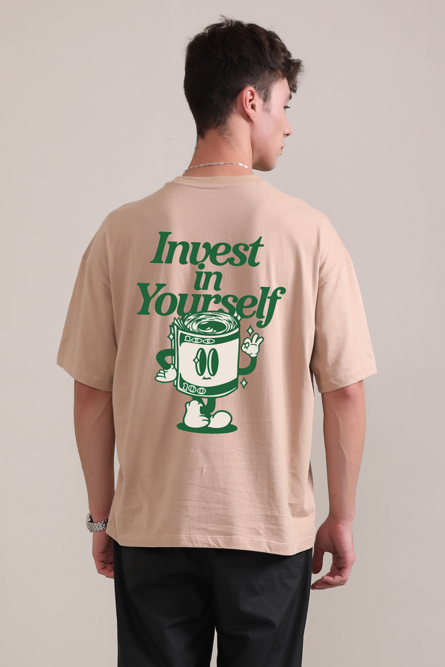 Invest in Yourself- Oversized t-shirt