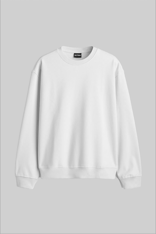 Peace White- Oversized Sweatshirt