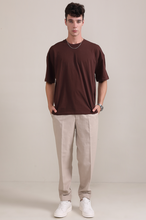 Brown- Oversized T-Shirt