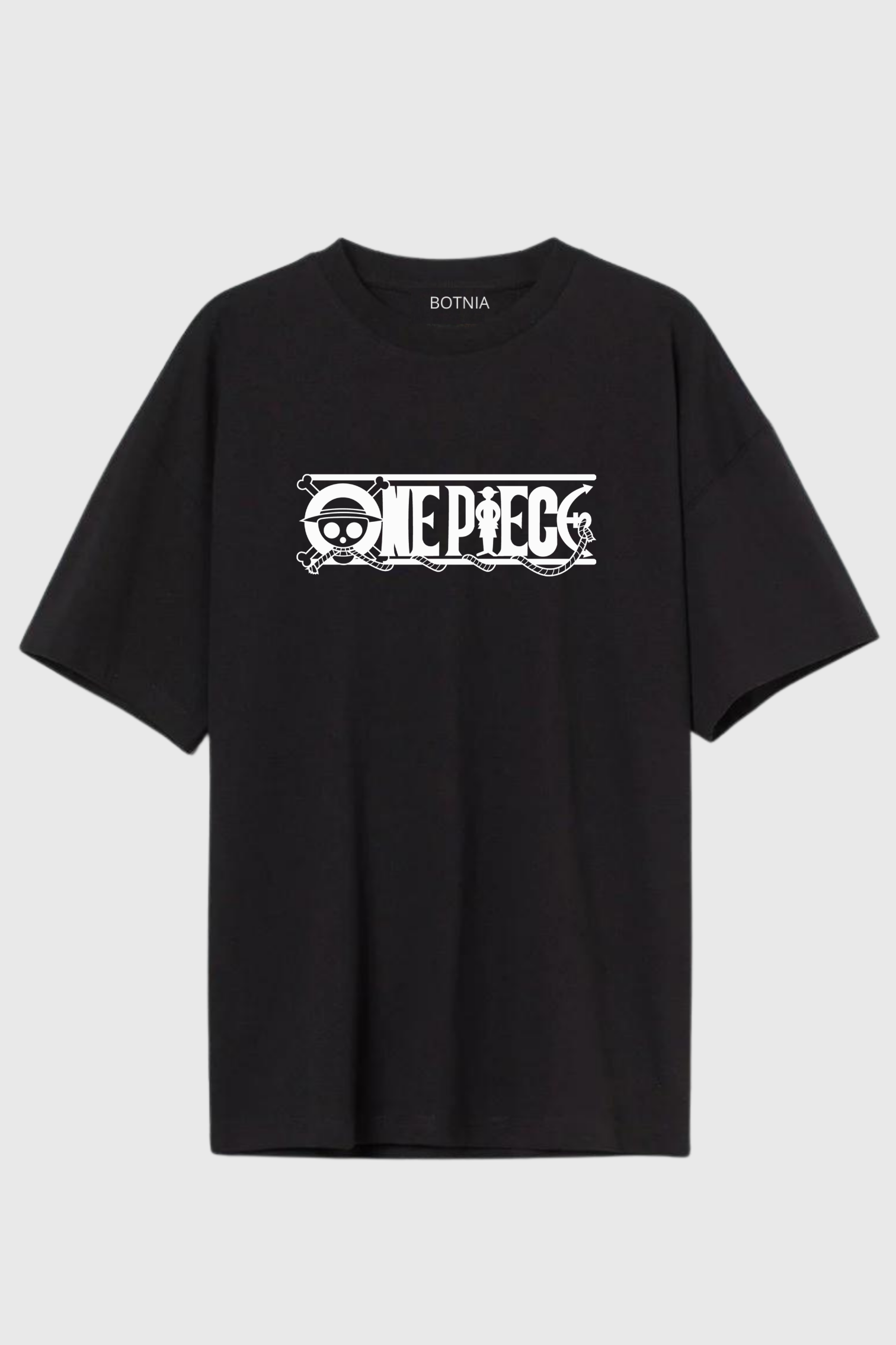 The One Piece - Black - Oversized T-Shirt