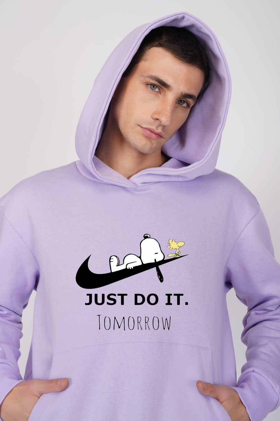Just Do It Tomorrow- Oversized Hoodie