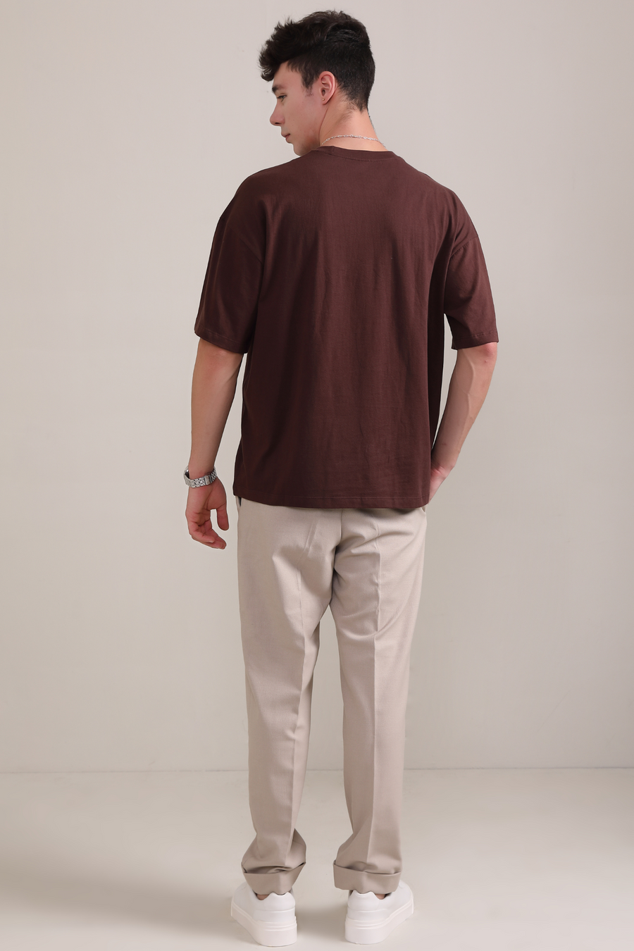 Brown- Oversized t-shirt