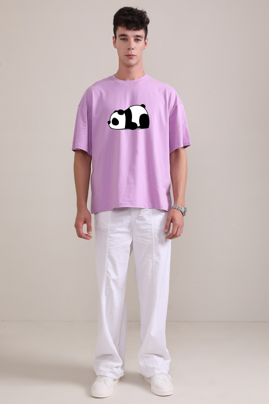 Panda- Oversized t-shirt