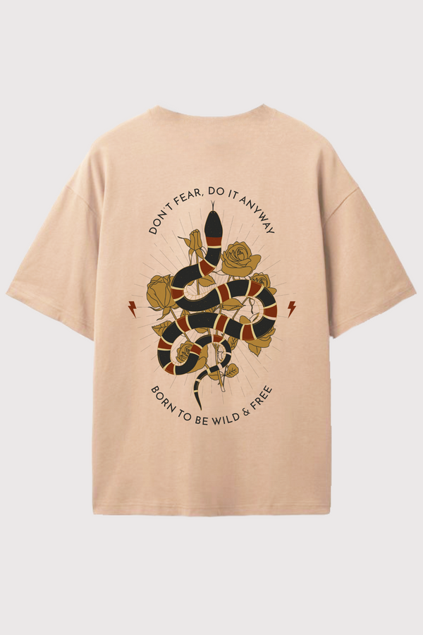 Born To Be Wild & Free- Oversized T-Shirt