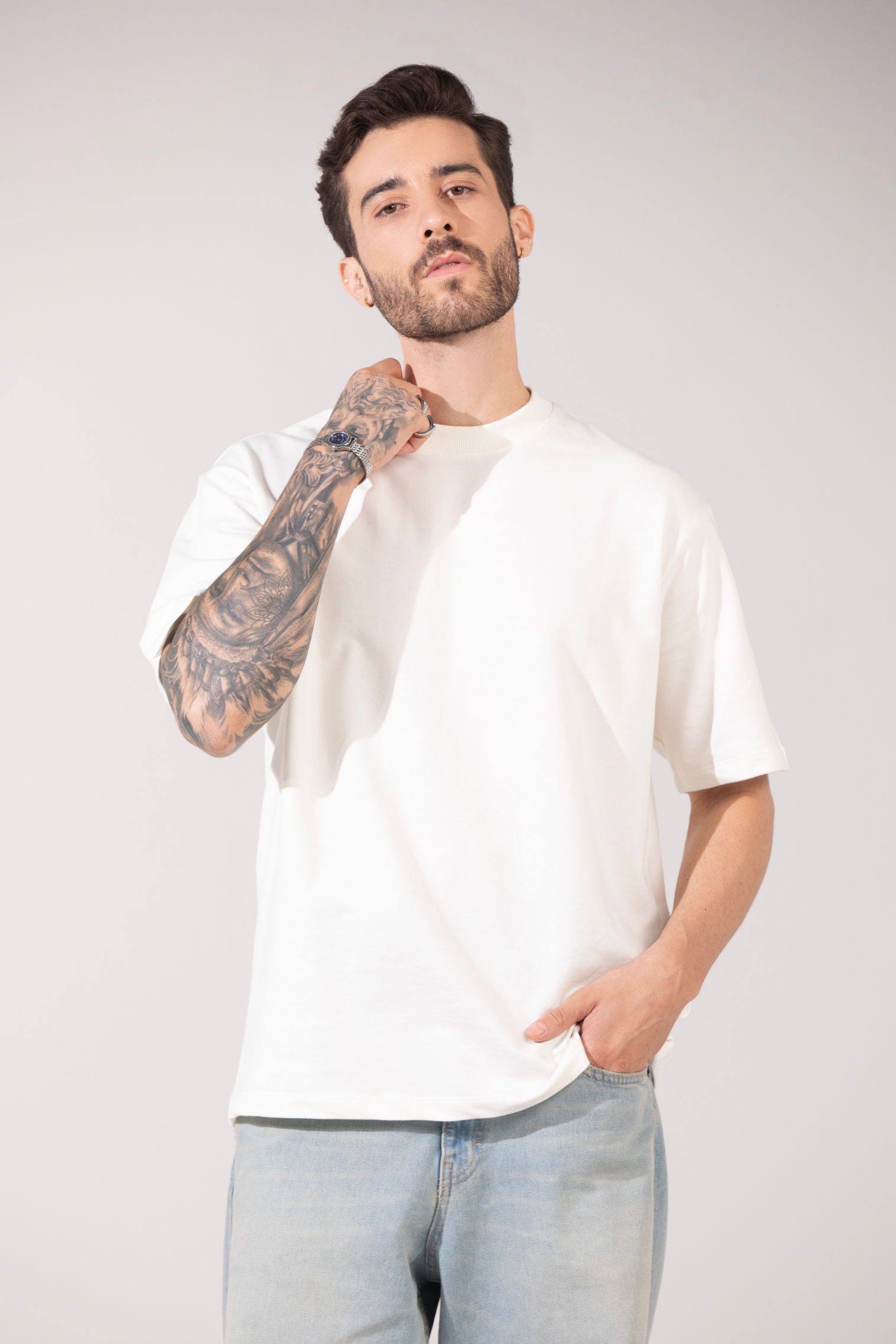 Peace White- Oversized T-Shirt