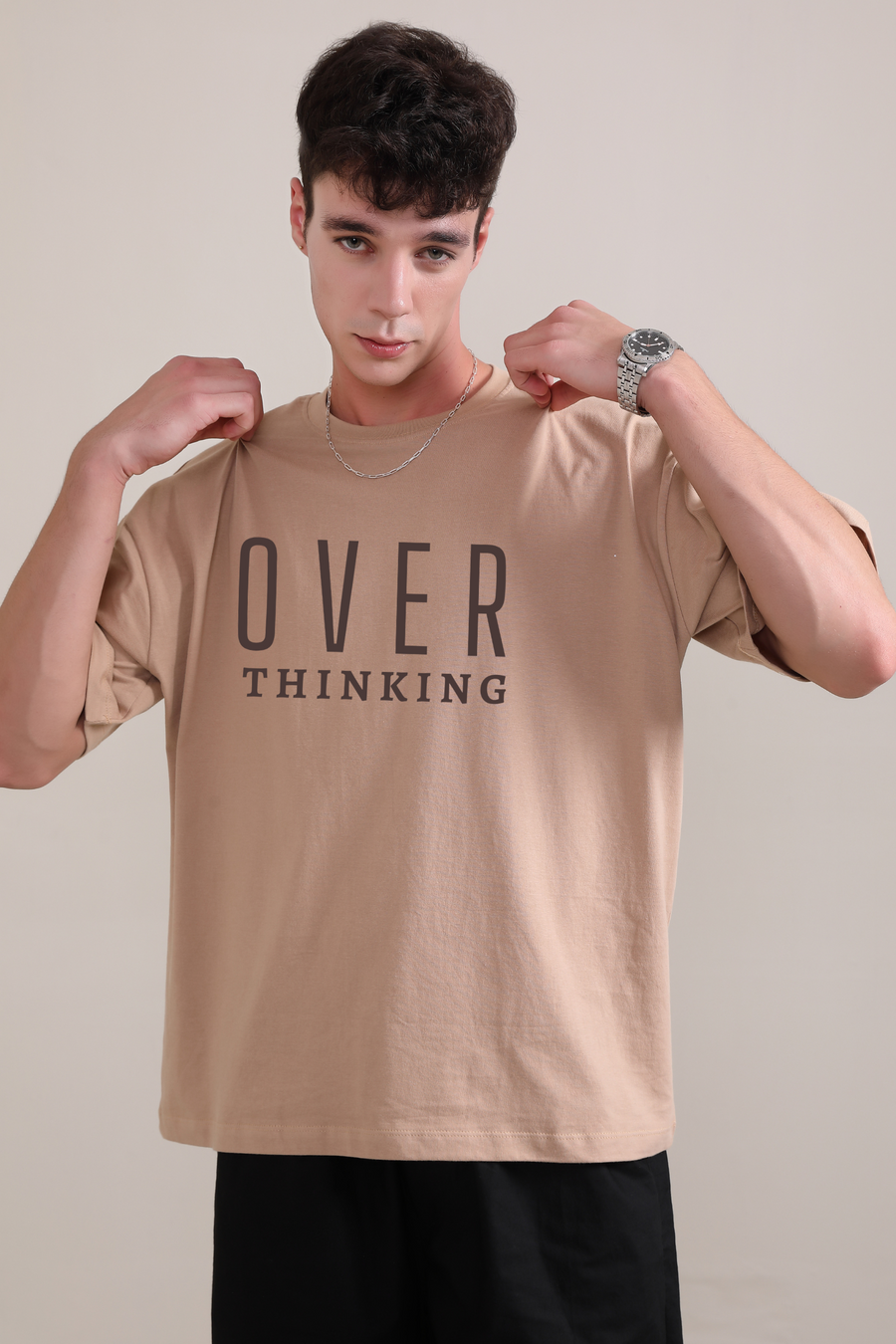 Over Thinking- Oversized t-shirt