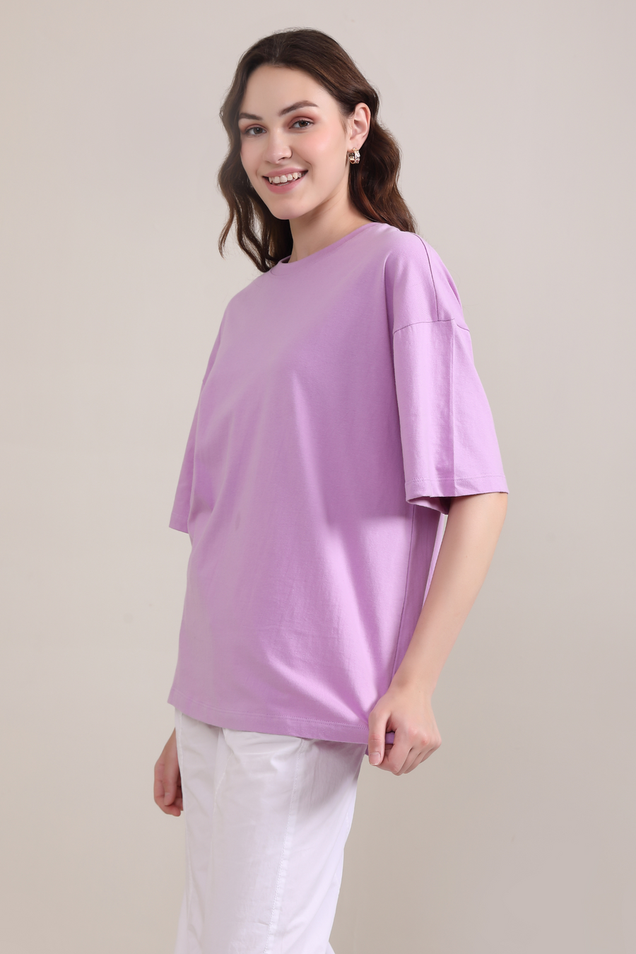 Lavender- Oversized t-shirt
