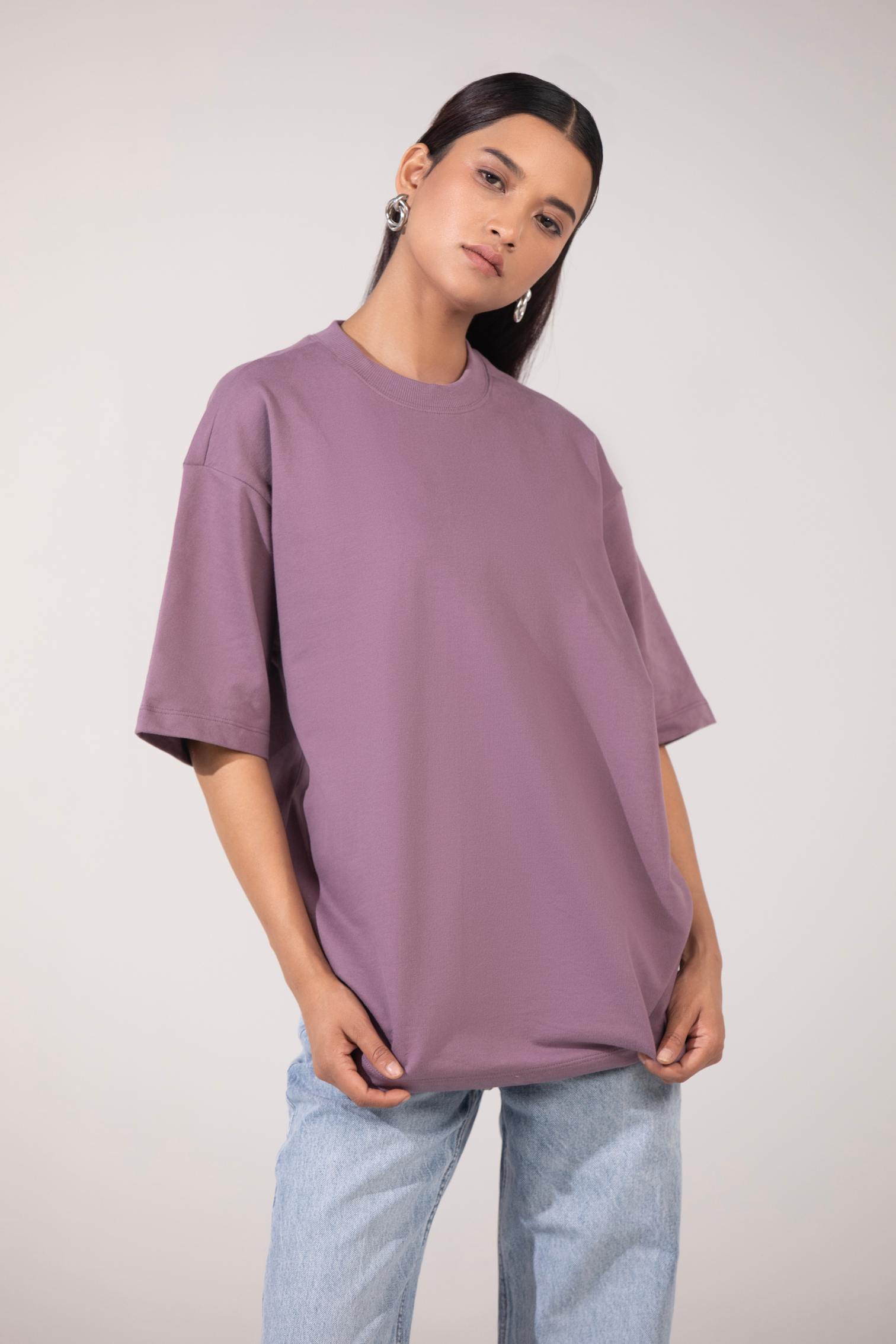 Dusty Rose- Oversized T-Shirt