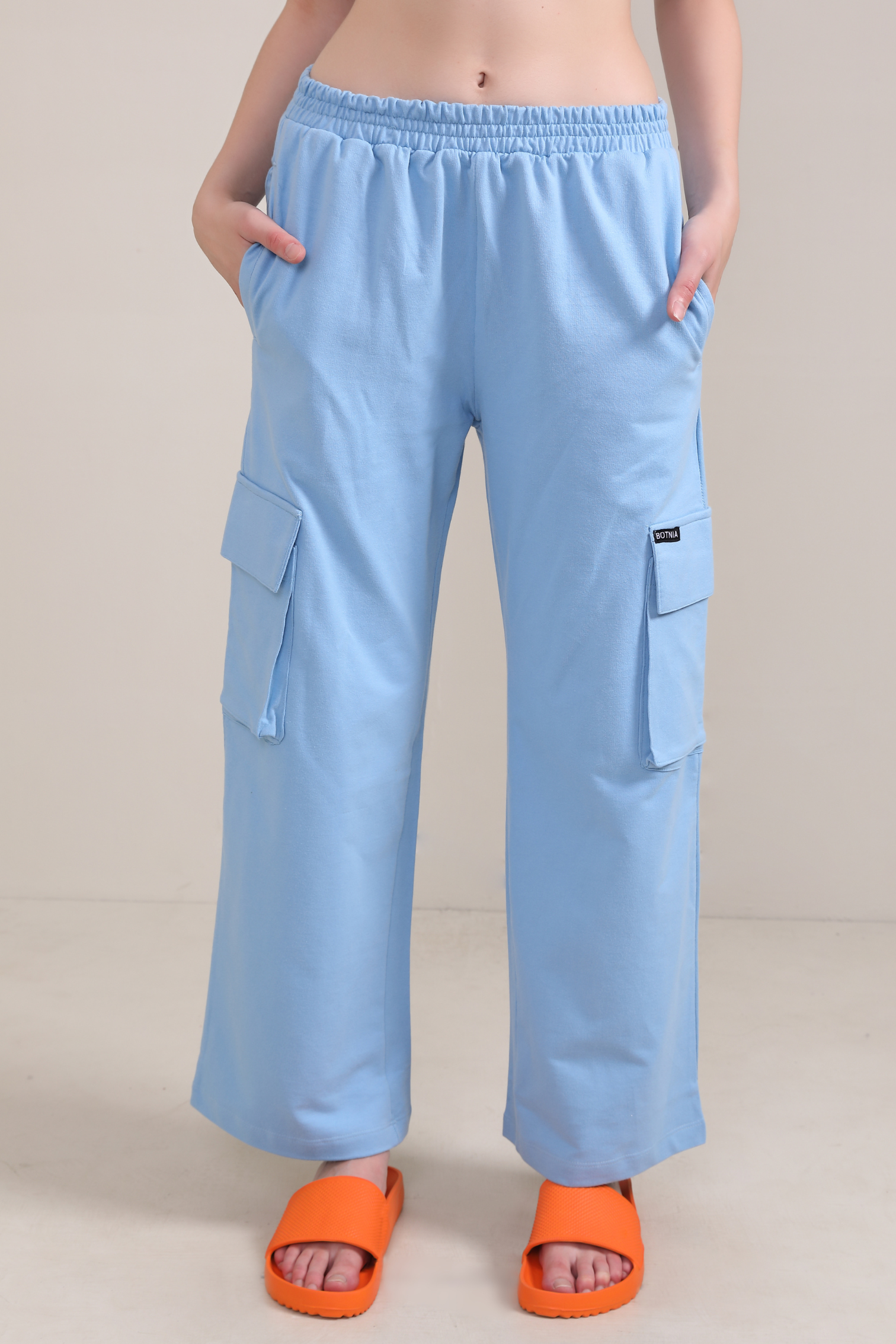 Mid Blue- Cargo pants