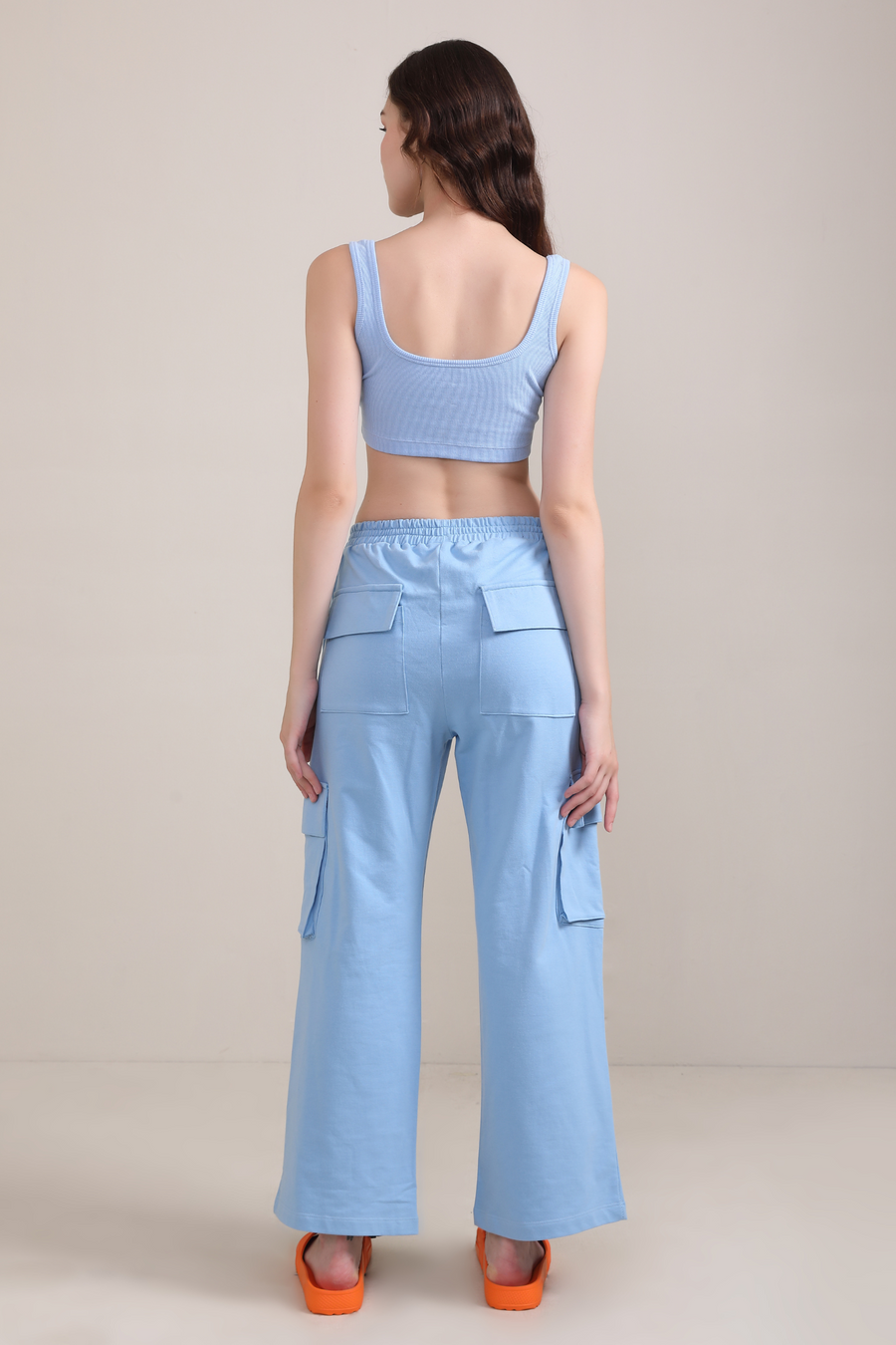 Mid Blue- Cargo pants