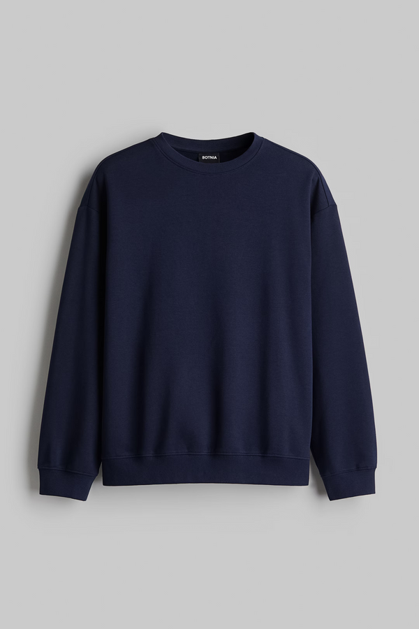 Navy- Oversized Sweatshirt