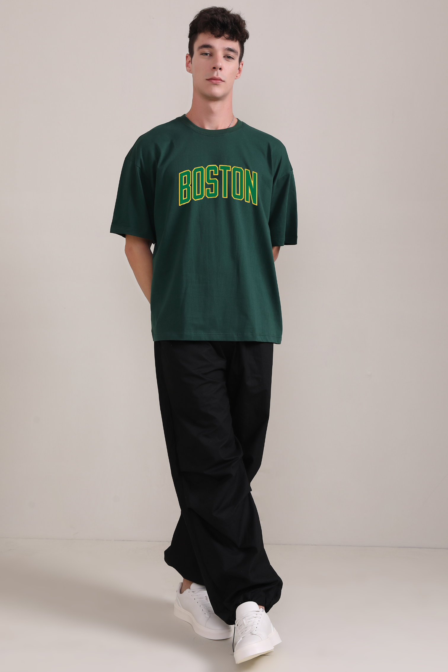 BOSTON- Oversized t-shirt
