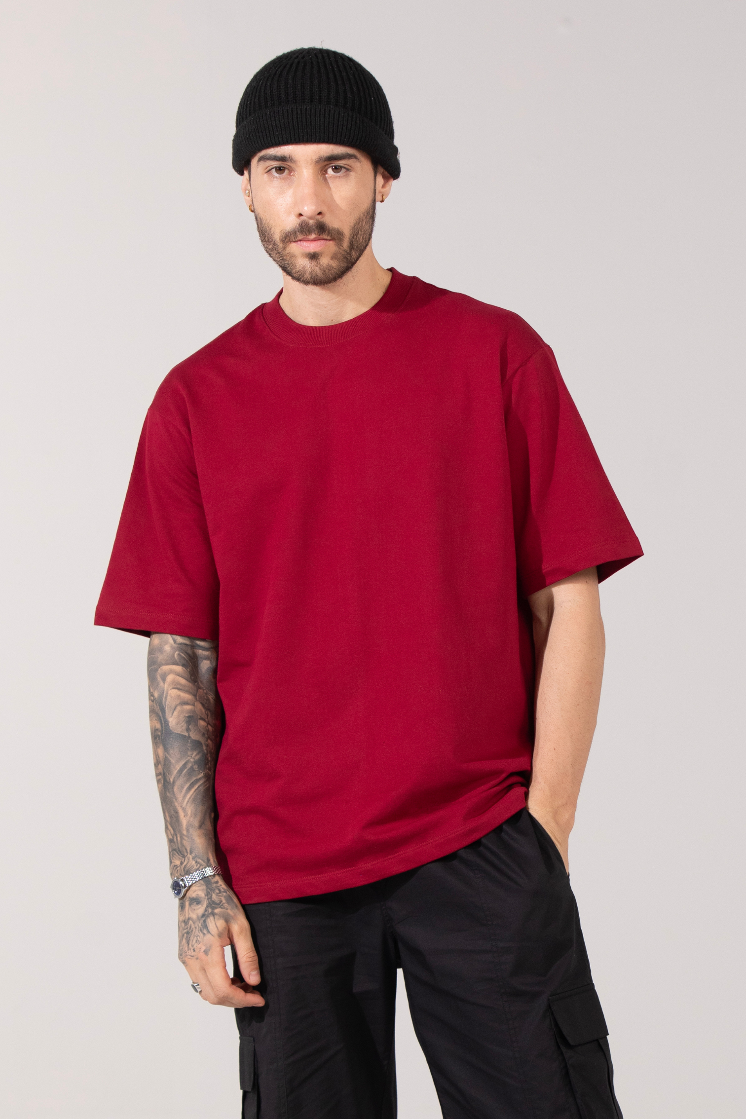 Crimson- Oversized T-Shirt