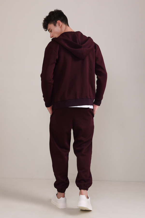 Zipper Hoodie- Wild Berry