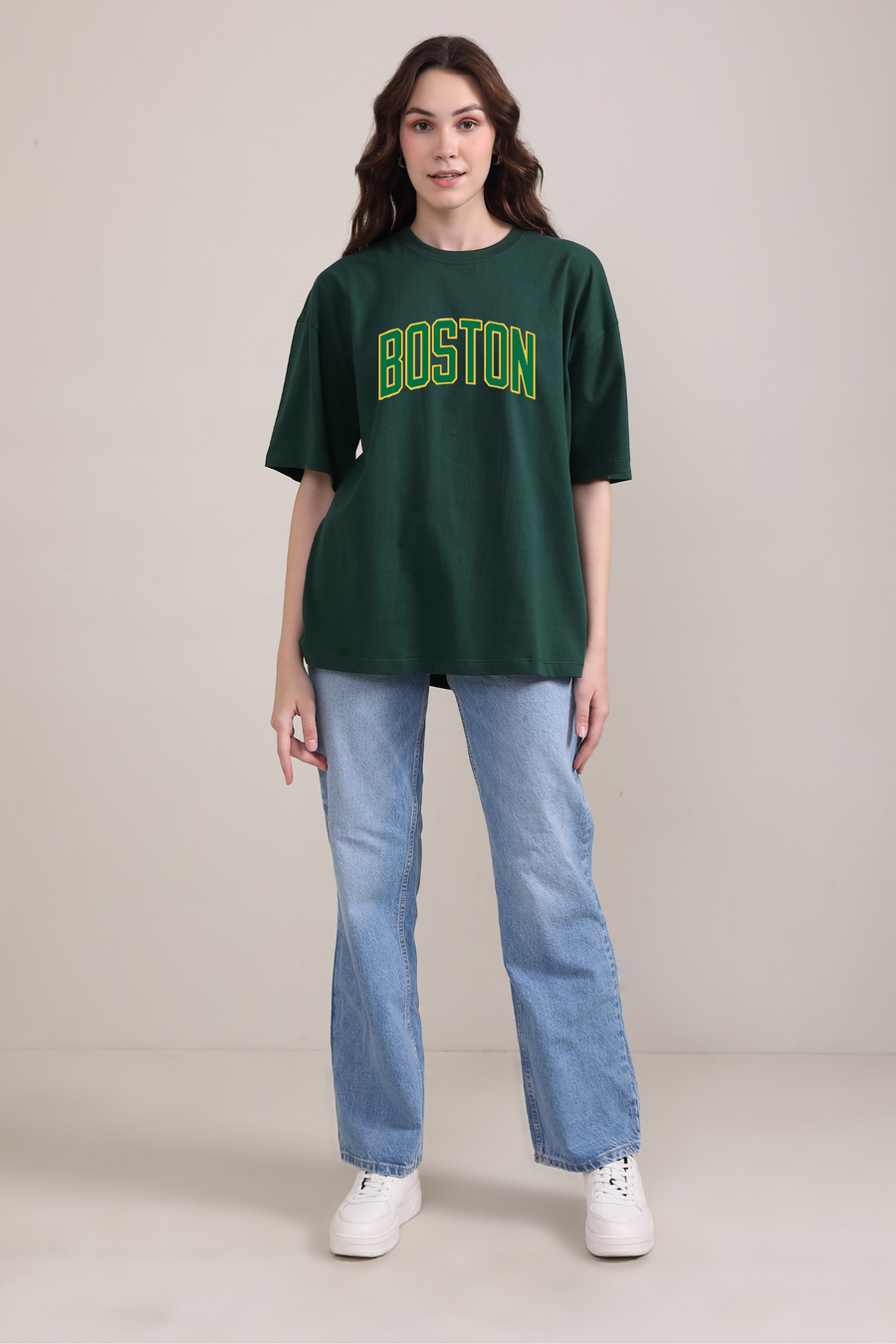 BOSTON- Oversized t-shirt