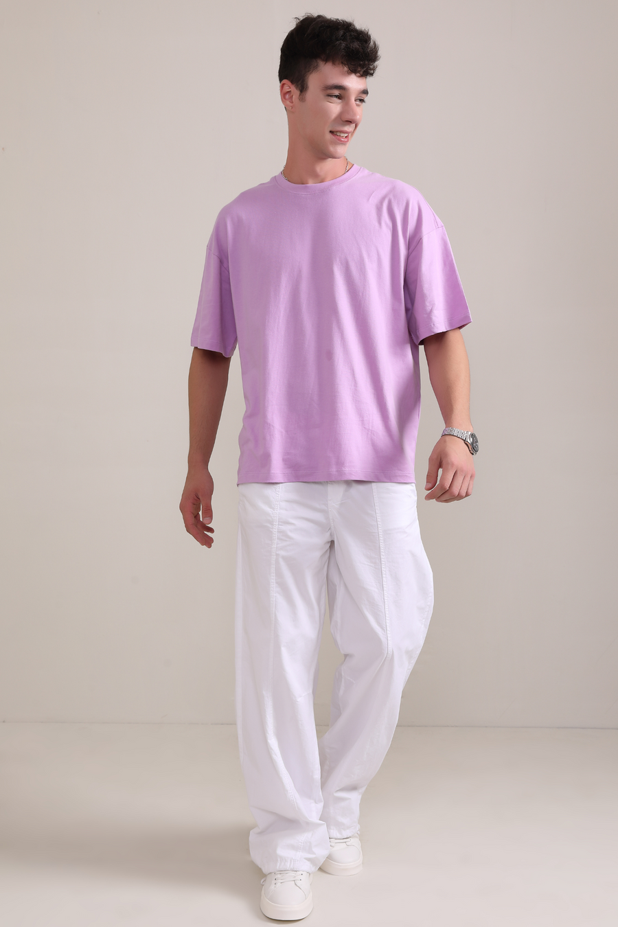 Lavender- Oversized t-shirt