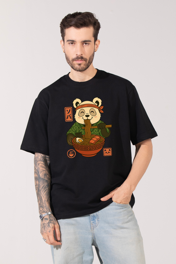 Ramen Panda - Oversized T-shirt