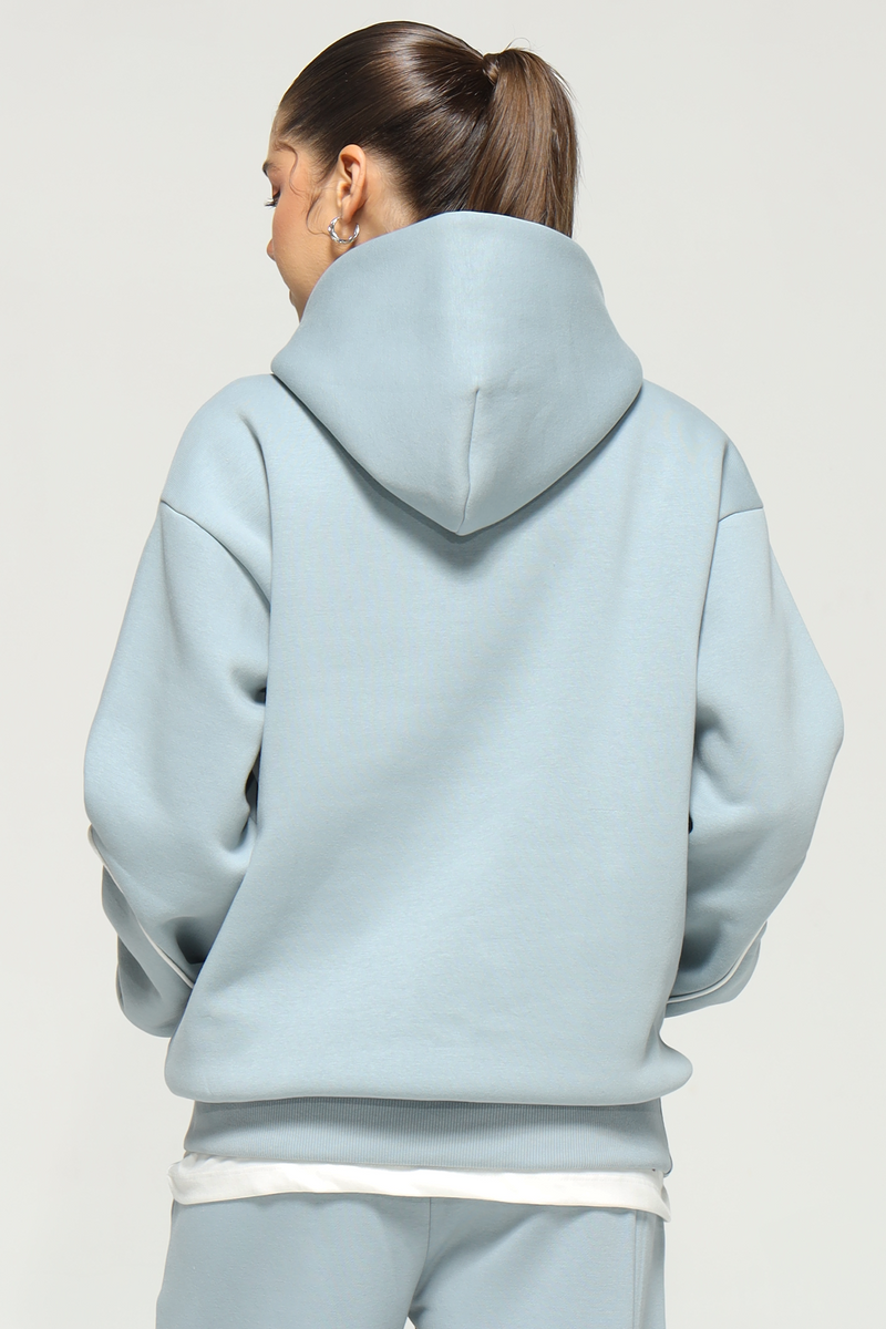 Jade - Oversized Hoodie - Alice Blue