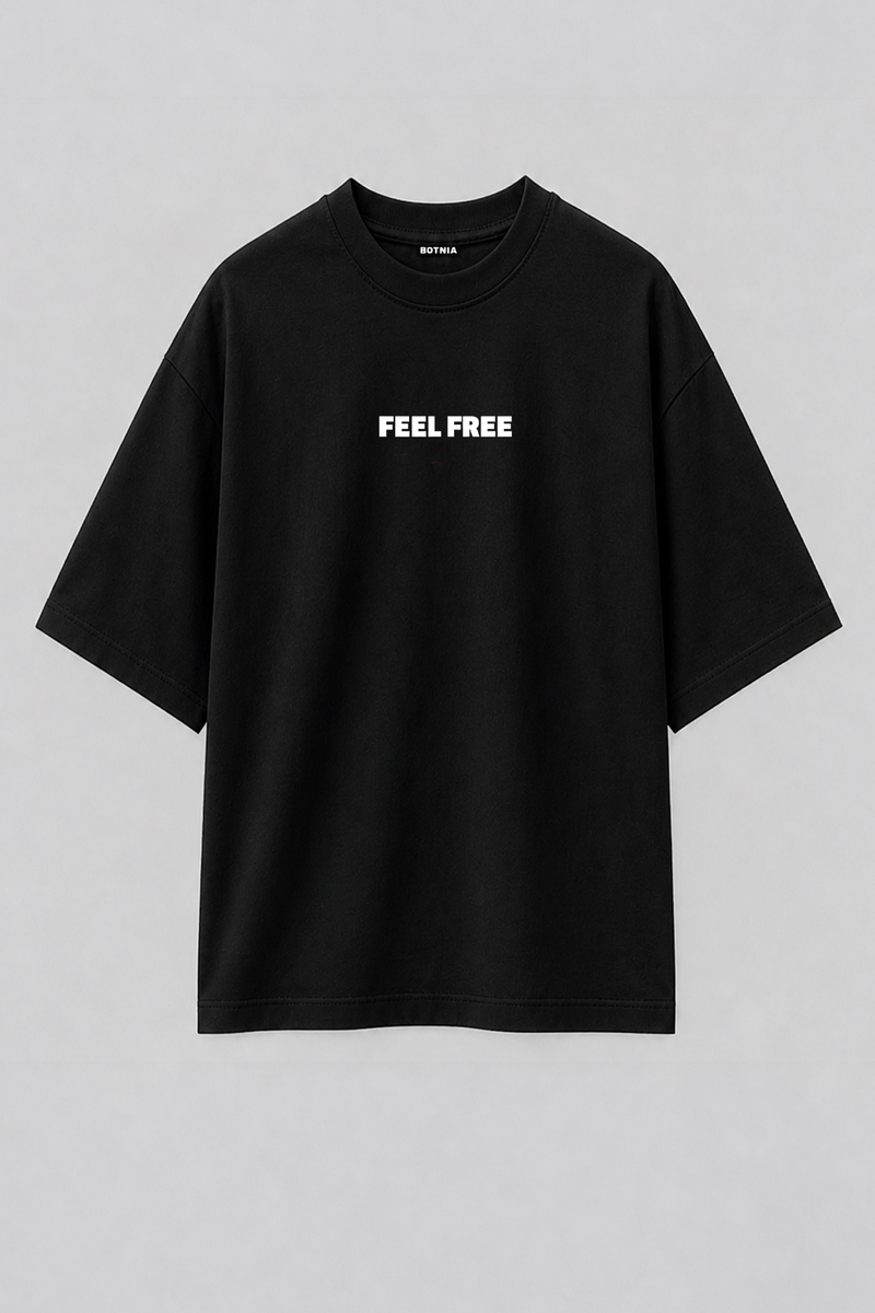 Feel Free To Hesitate- Oversized T-Shirt