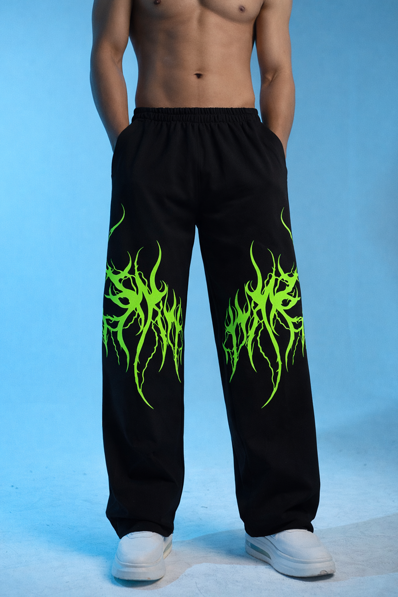 Toxic Flame - Straight Fit Baggy Pants