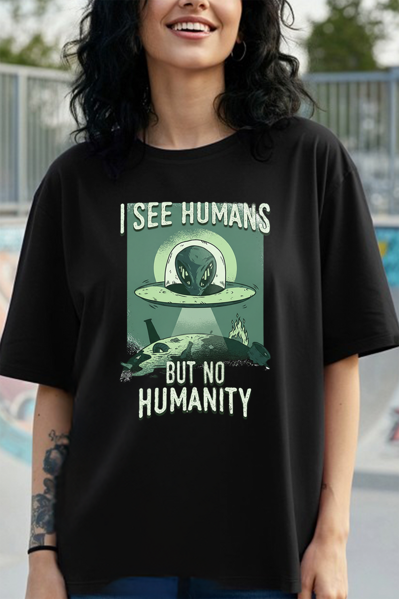 I' See Humans - Oversized T-Shirt